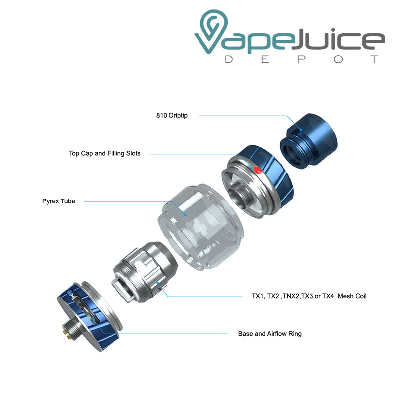 Inside of FreeMax FireLuke 2 Sub Ohm Tank - Vape Juice Depot