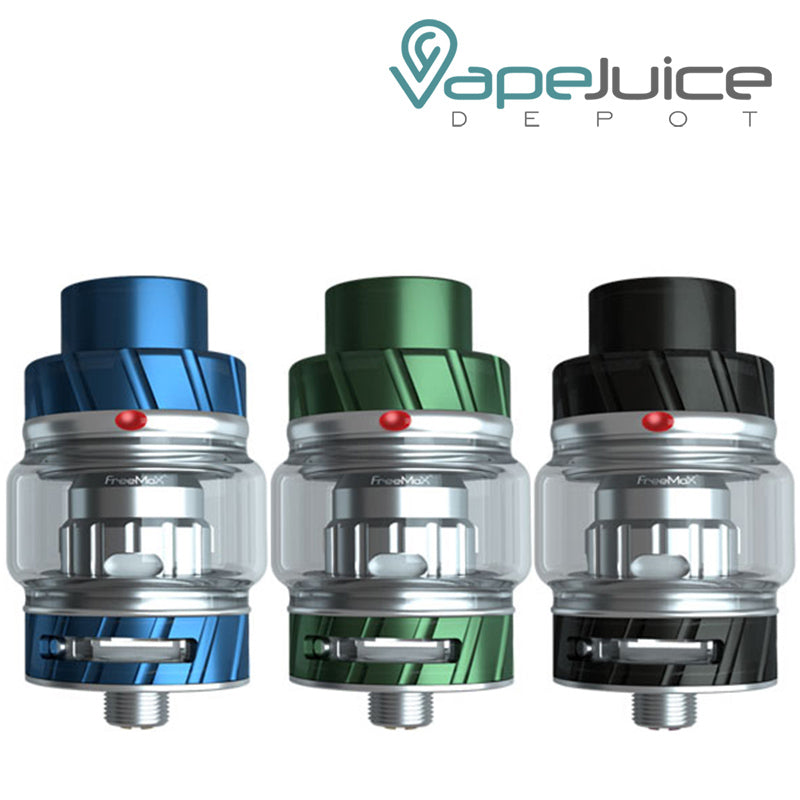 Three Colors of FreeMax FireLuke 2 Sub Ohm Tank - Vape Juice Depot