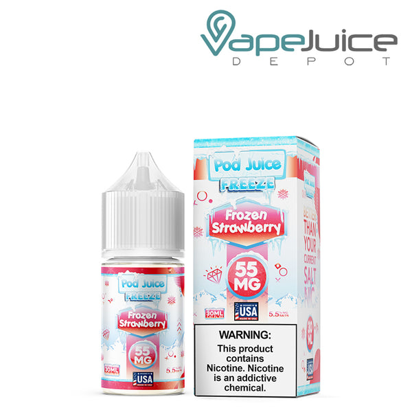 Pod Juice Strawberry Kiwi Freeze TF 55mg Salt Nicotine 30ml - Bronco  Distribution