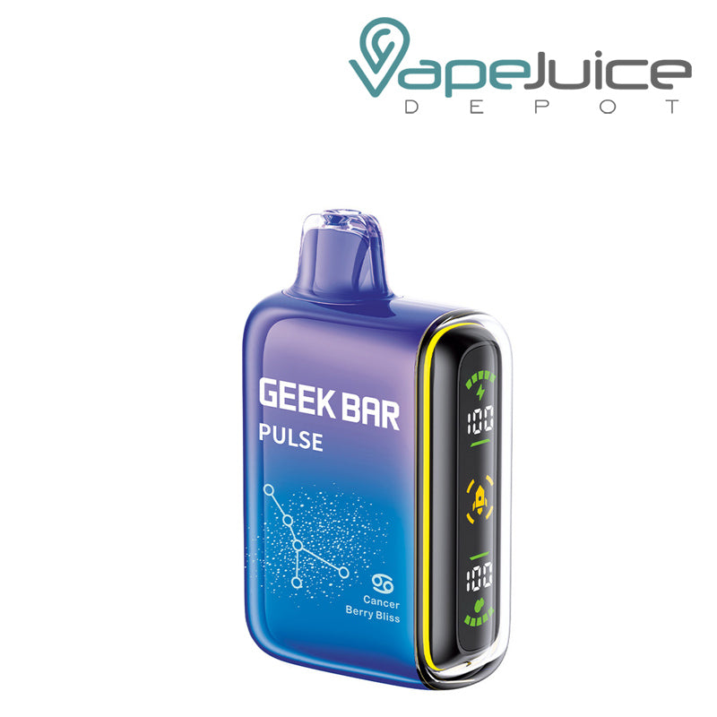 Berry Bliss Geek Bar Pulse 15000 Disposable with a display screen on the side - Vape Juice Depot