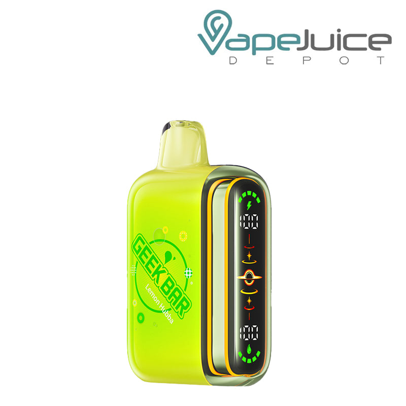 A Lemon Hubba Geek Bar Pulse 2 25K Disposable with a display screen - Vape Juice Depot