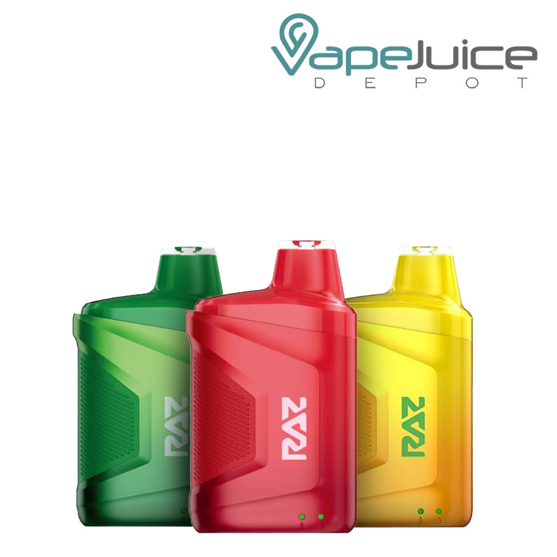 Three Flavors of Geek Vape RAZ CA6000 Disposable - Vape Juice Depot