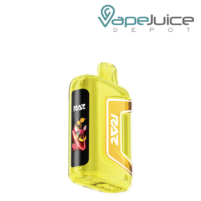 Sour Mango Pineapple Geek Vape RAZ TN9000 Disposable  and a 0.96″ HD Display Screen with eLiquid/ Battery Indicators- Vape Juice Depot