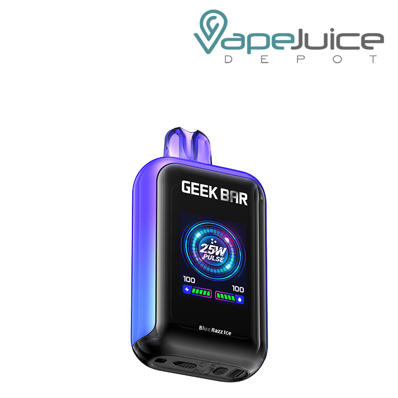 Blue Razz Ice Geek Bar Skyview 25K Disposable with TFT Large Screen - Vape Juice Depot