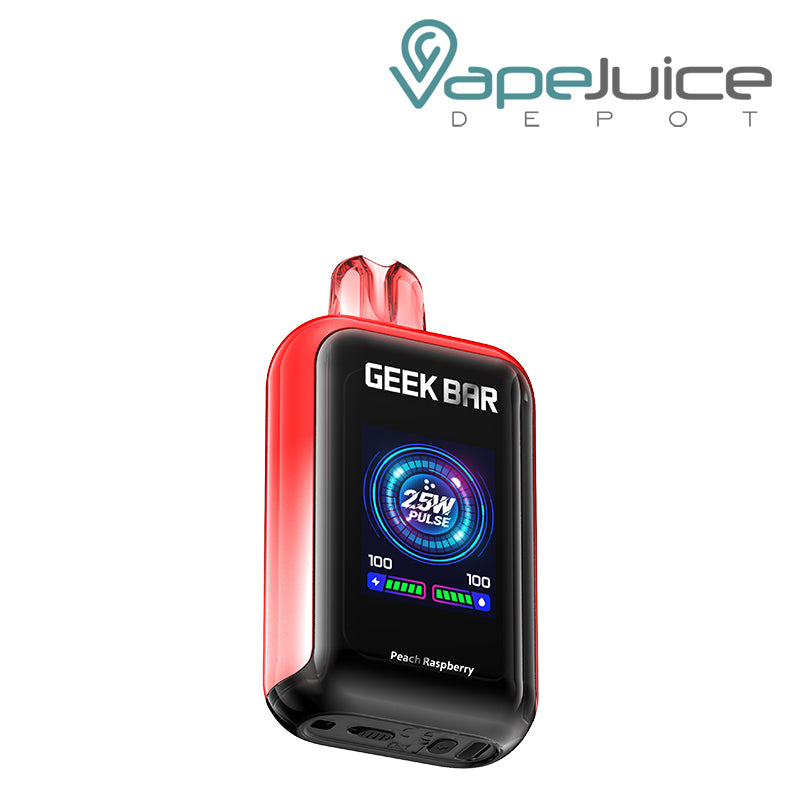 Peach Raspberry Geek Bar Skyview 25K Disposable with TFT Large Screen - Vape Juice Depot