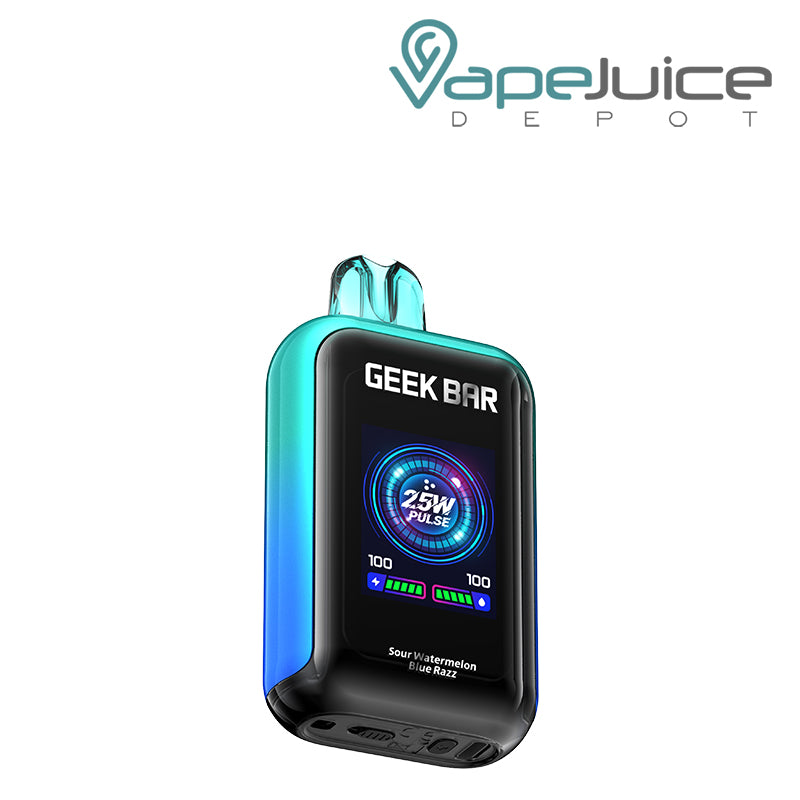 Sour Watermelon Blue Razz Geek Bar Skyview 25K Disposable with TFT Large Screen - Vape Juice Depot