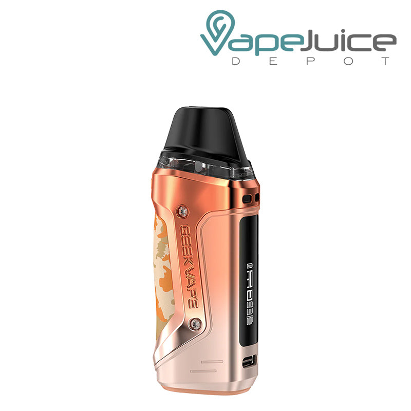 Sunset Yellow GeekVape AN2 Pod System Kit with display screen on the side - Vape Juice Depot