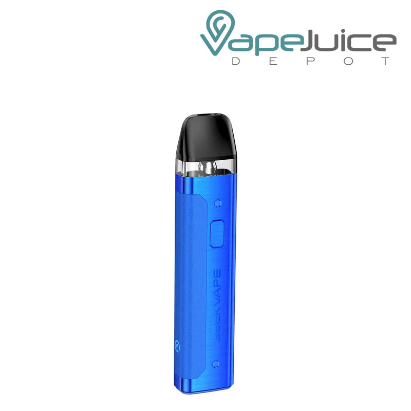 Blue GeekVape AQ (Aegis Q) Pod Kit with a firing button - Vape Juice Depot