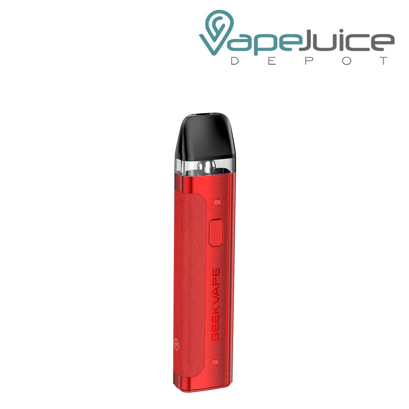 Red GeekVape AQ (Aegis Q) Pod Kit with a firing button - Vape Juice Depot
