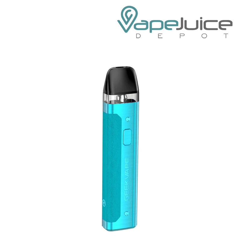 Turquoise GeekVape AQ (Aegis Q) Pod Kit with a firing button - Vape Juice Depot