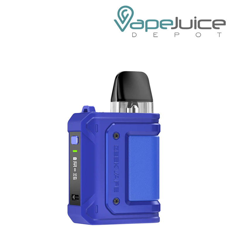 Blue GeekVape Aegis Hero Q 30W Kit with firing button - Vape Juice Depot