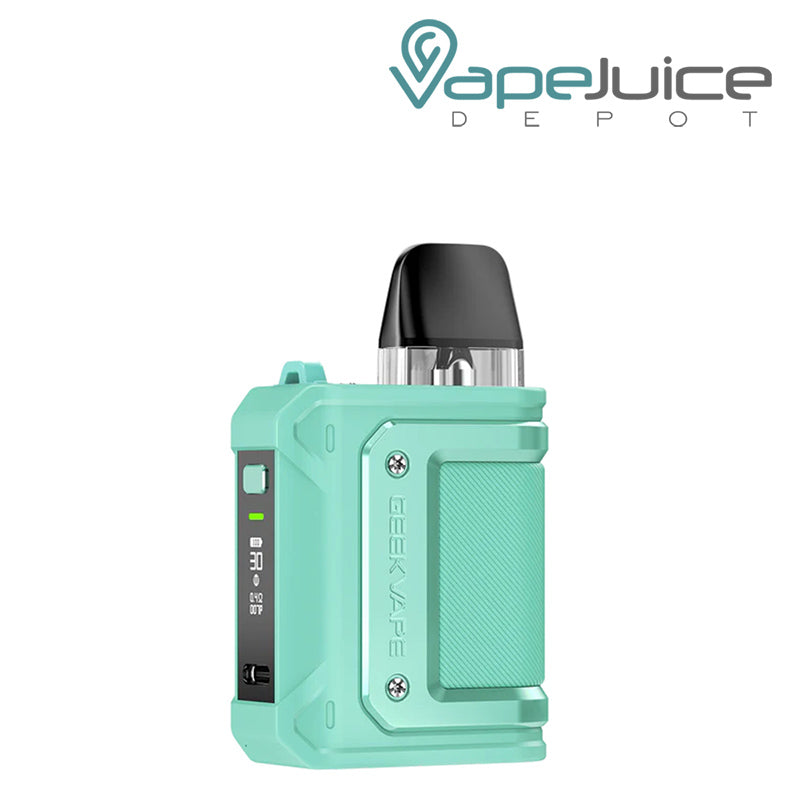 Cyan GeekVape Aegis Hero Q 30W Kit with firing button - Vape Juice Depot