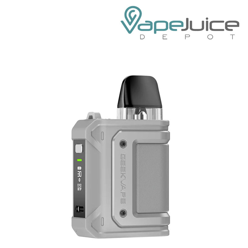 Gray GeekVape Aegis Hero Q 30W Kit with firing button - Vape Juice Depot