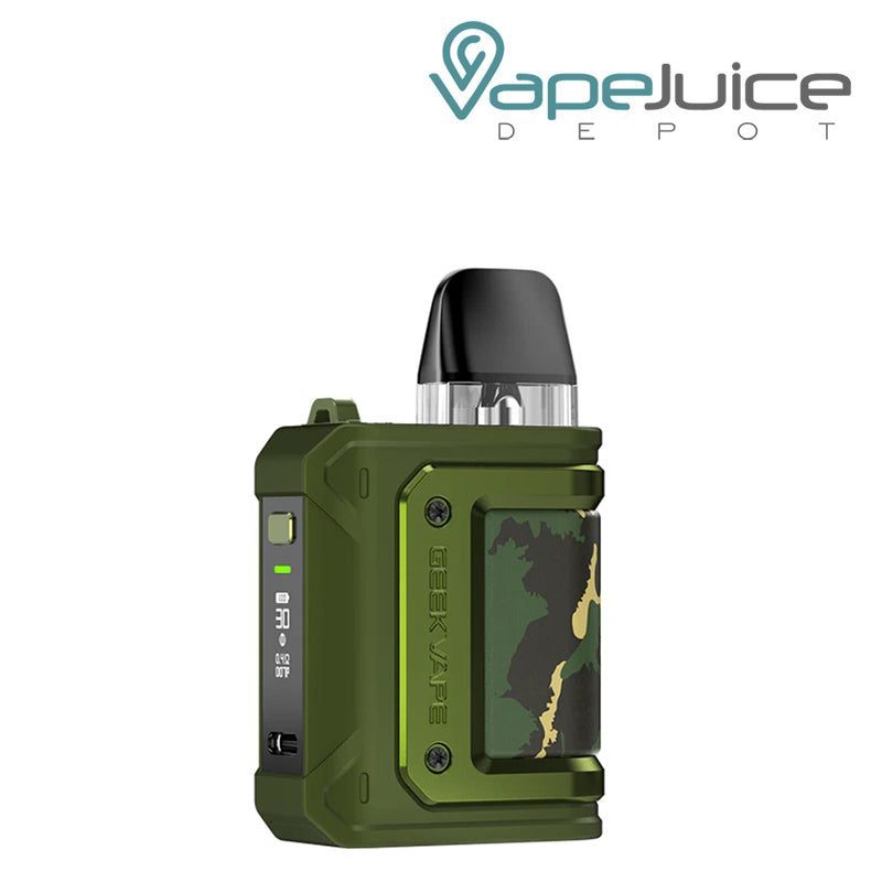 Green GeekVape Aegis Hero Q 30W Kit with firing button - Vape Juice Depot