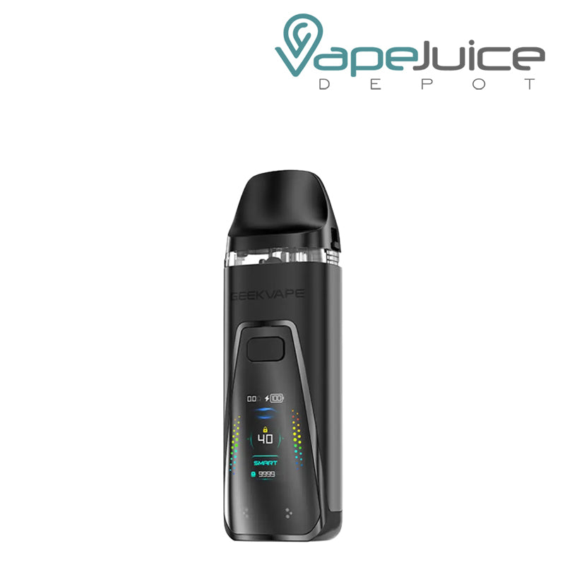 Black GeekVape Digi Pro Pod System Kit with its smart screen - Vape Juice Depot