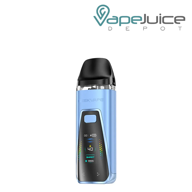 Misty Blue GeekVape Digi Pro Pod System Kit with its smart screen - Vape Juice Depot