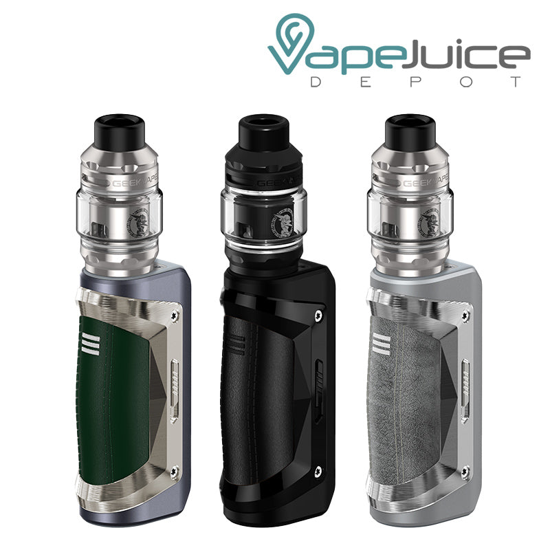 Three colors of GeekVape S100 (Solo 2) Starter Kit - Vape Juice Depot