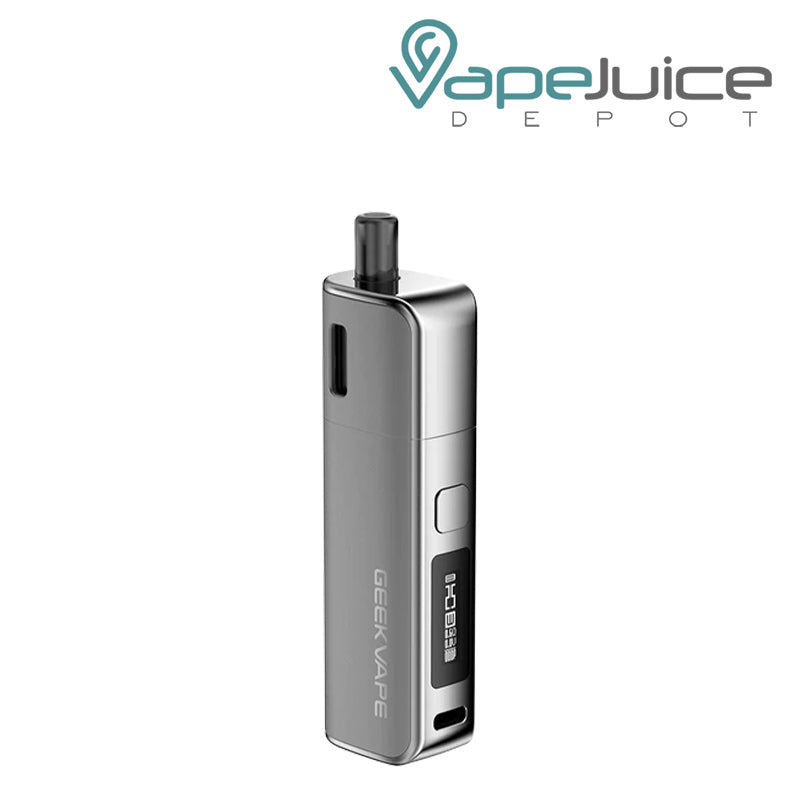 Gunmetal GeekVape Soul Pod Kit with firing button and display screen - Vape Juice Depot