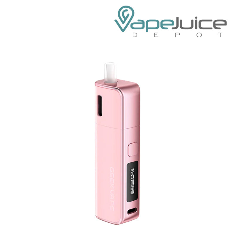 Pink GeekVape Soul Pod Kit with firing button and display screen - Vape Juice Depot