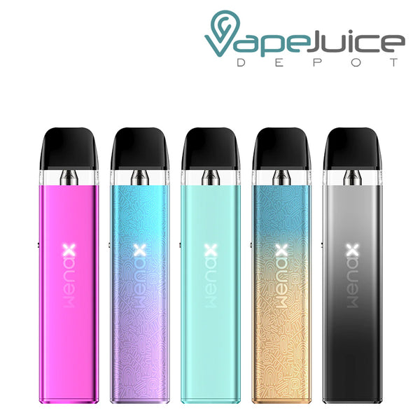 Five Colors of GeekVape Wenax Q Mini Pod Kit - Vape Juice Depot
