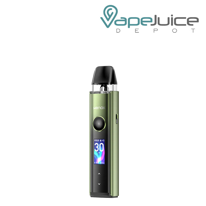 Aurora Green GeekVape Wenax Q Pro Pod Kit with display Screen and Firing Button - Vape Juice Depot