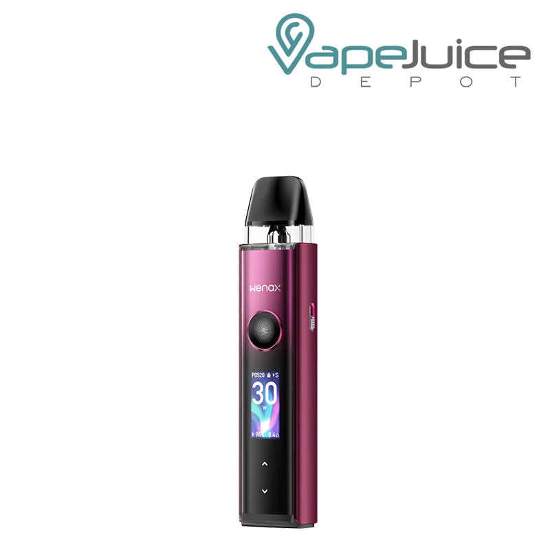 Twilight Red GeekVape Wenax Q Pro Pod Kit with display Screen and Firing Button - Vape Juice Depot