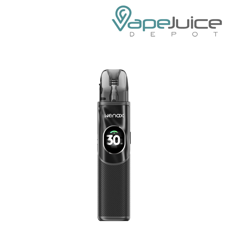 Fiber Black GeekVape Wenax Q2 Pod Kit with digital screen - Vape Juice Depot