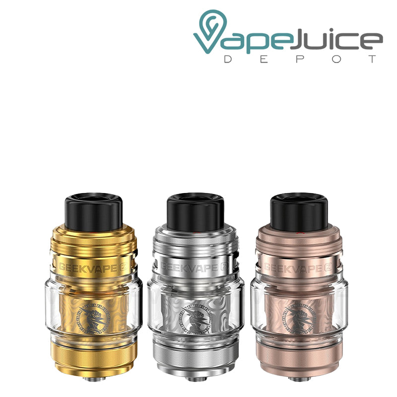 Three Colors of GeekVape Z Fli 2 Tank - Vape Juice Depot