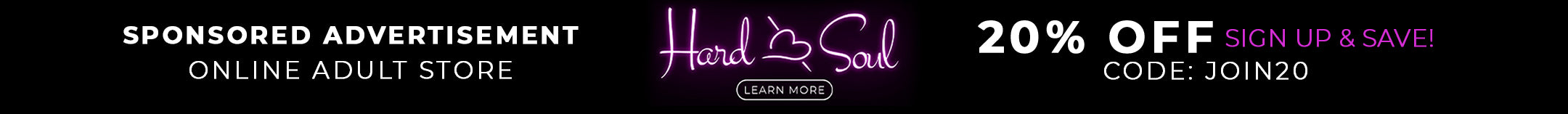 Hardnsoul.com sponsored advertisement Online adult store