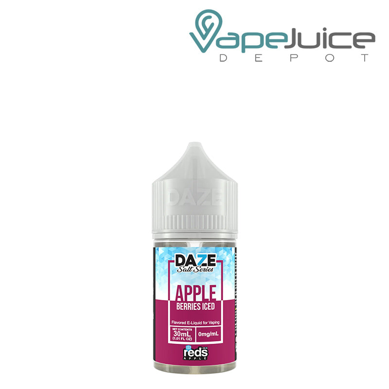 A 30ml bottle of ICED Berries REDS Salt by 7 DAZE - Vape Juice Depot