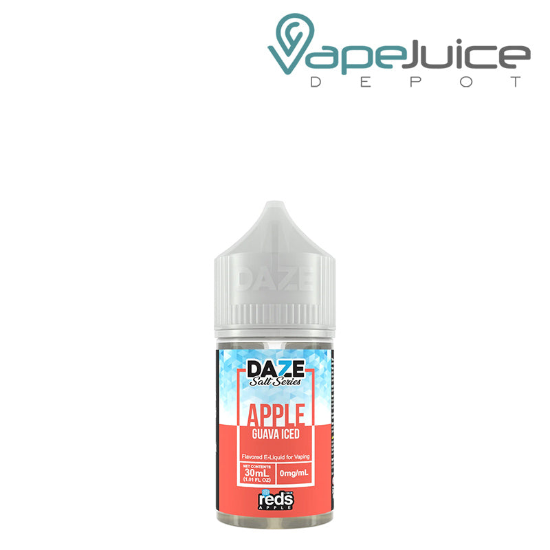 A 30ml bottle of ICED Guava REDS Salt by 7 DAZE - Vape Juice Depot