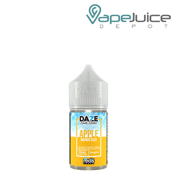A 30ml bottle of ICED Mango REDS Salt by 7 DAZE - Vape Juice Depot