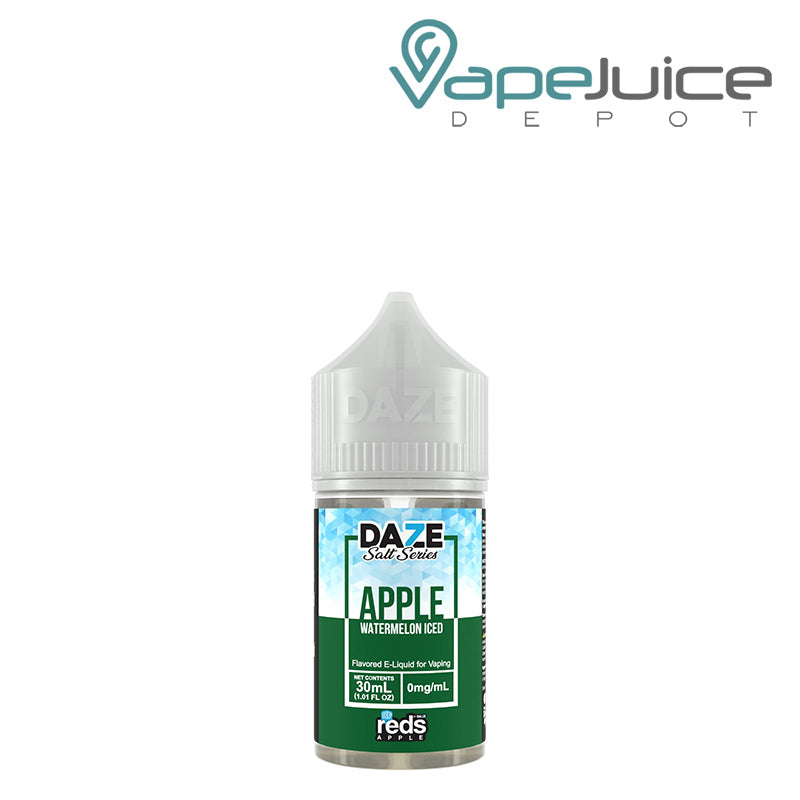 A 30ml bottle of ICED Watermelon REDS Salt by 7 DAZE - Vape Juice Depot