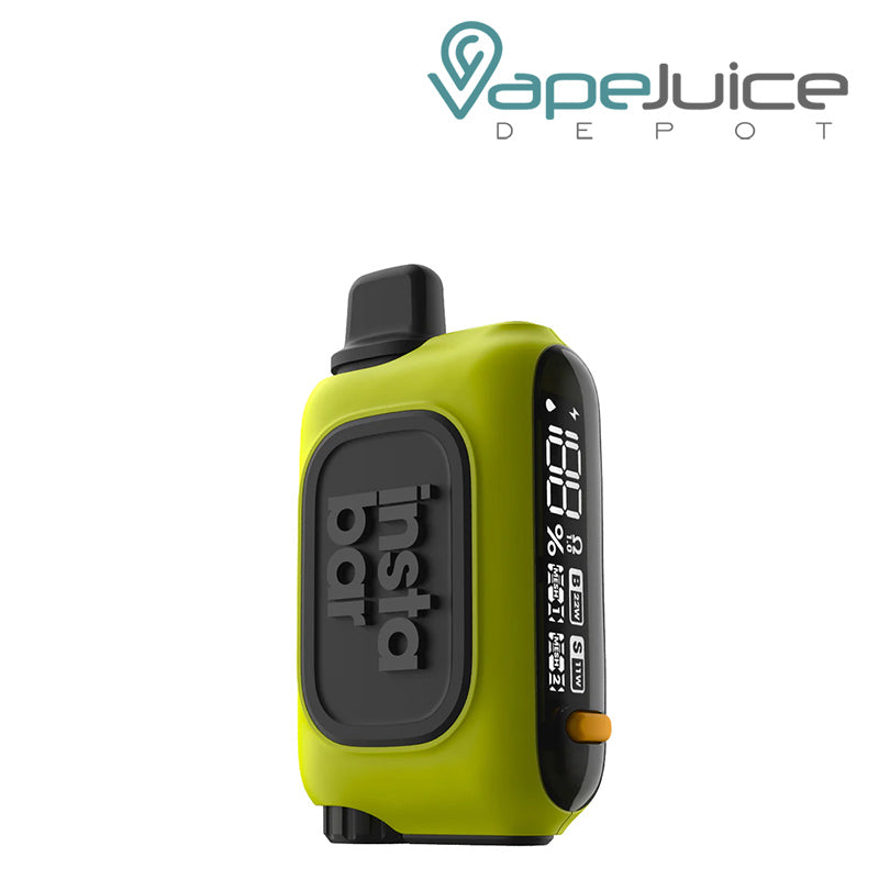 Lemon Lime Ice InstaBar WT15000 Disposable Vape with display screen and firing button - Vape Juice Depot