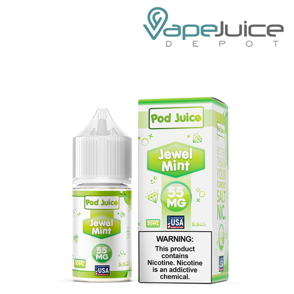 Juul Mint Vape Juice Jewel Mint Pod Juice TFN Salt .98 Juul Mint Vape Juice Jewel Mint Pod Juice TFN Salt .98