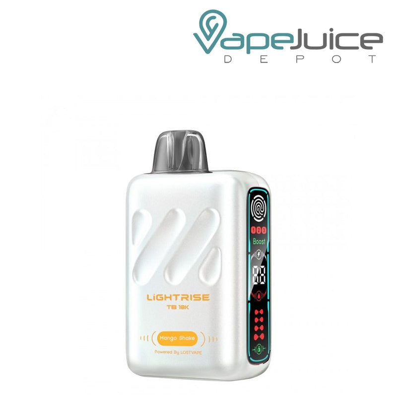 Mango Shake Lost Vape Lightrise TB 18K Disposable with a display screen - Vape Juice Depot