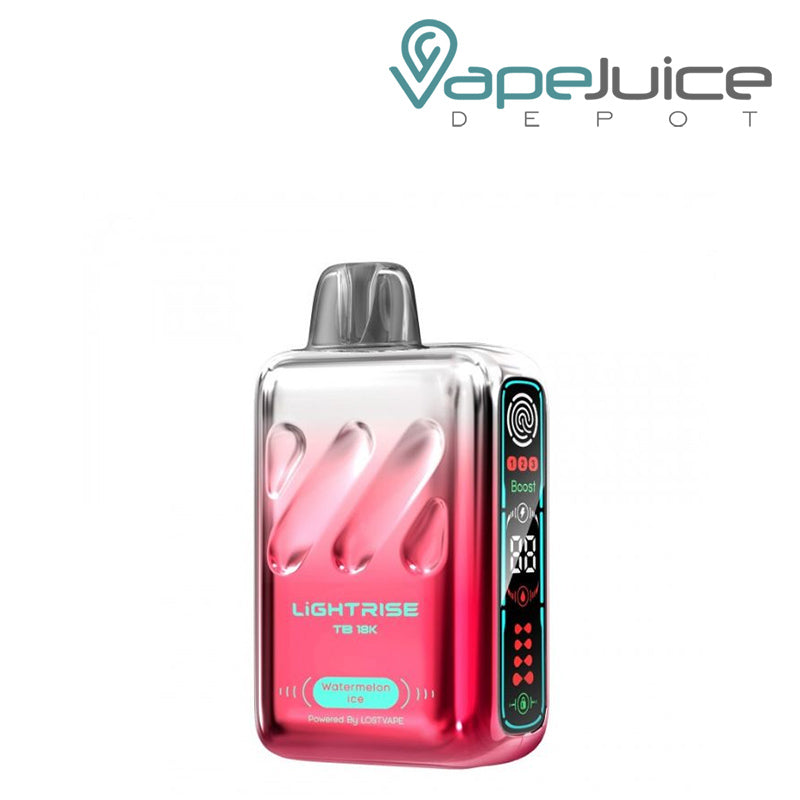 Watermelon Ice Lost Vape Lightrise TB 18K Disposable with a display screen - Vape Juice Depot