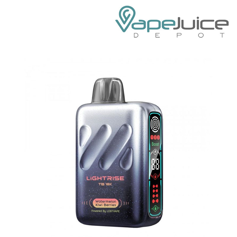 Watermelon Kiwi Berries Lost Vape Lightrise TB 18K Disposable with a display screen - Vape Juice Depot