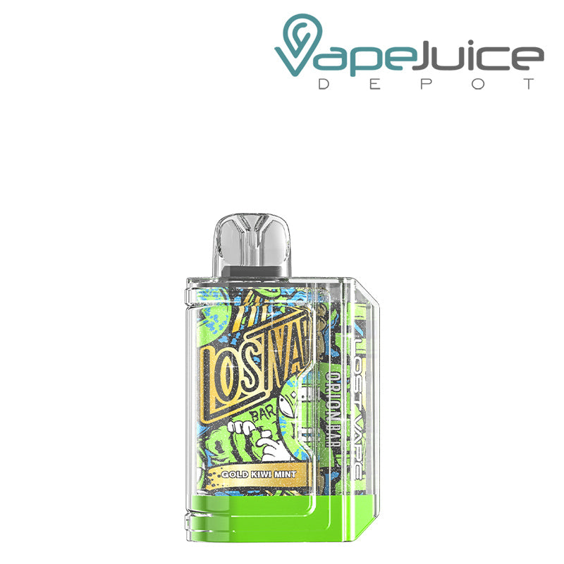 Gold Kiwi Mint Lost Vape Orion Bar 7500 Disposable - Vape Juice Depot