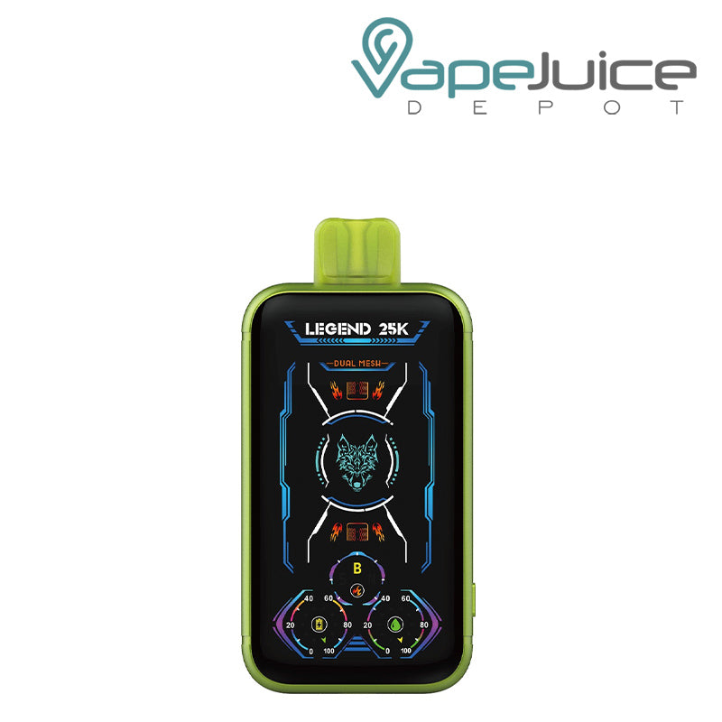 Front Side of Lucky Wolf Legend 25K Disposable with Display Screen - Vape Juice Depot