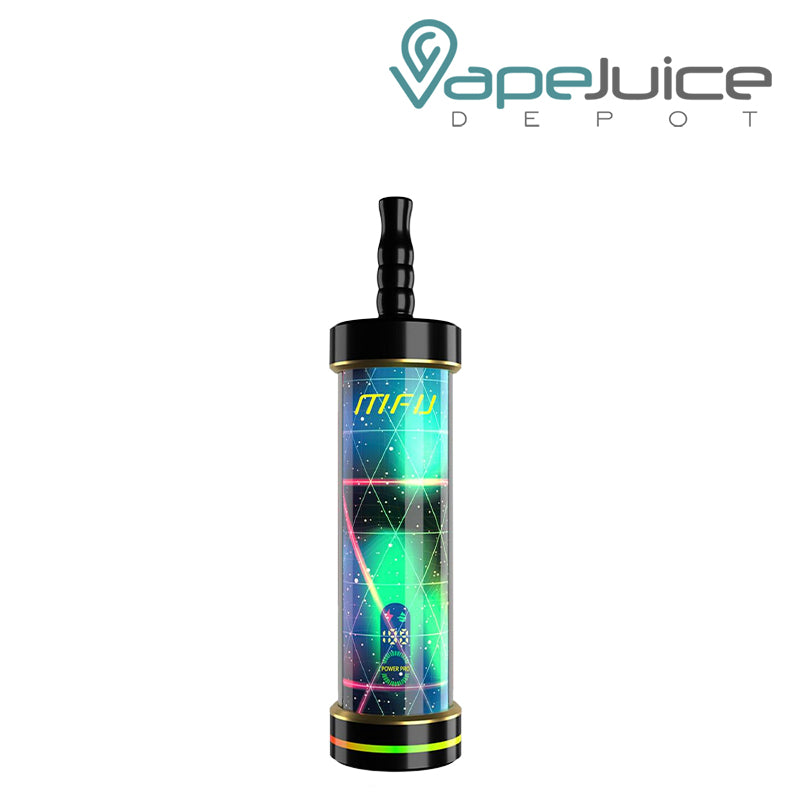A MFU Shisha X2 60000 Double Apple Disposable with a LED screen - Vape Juice Depot
