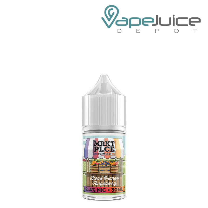 A 30ml bottle of Blood Orange Tangoberry MRKTPLCE Salts - Vape Juice Depot