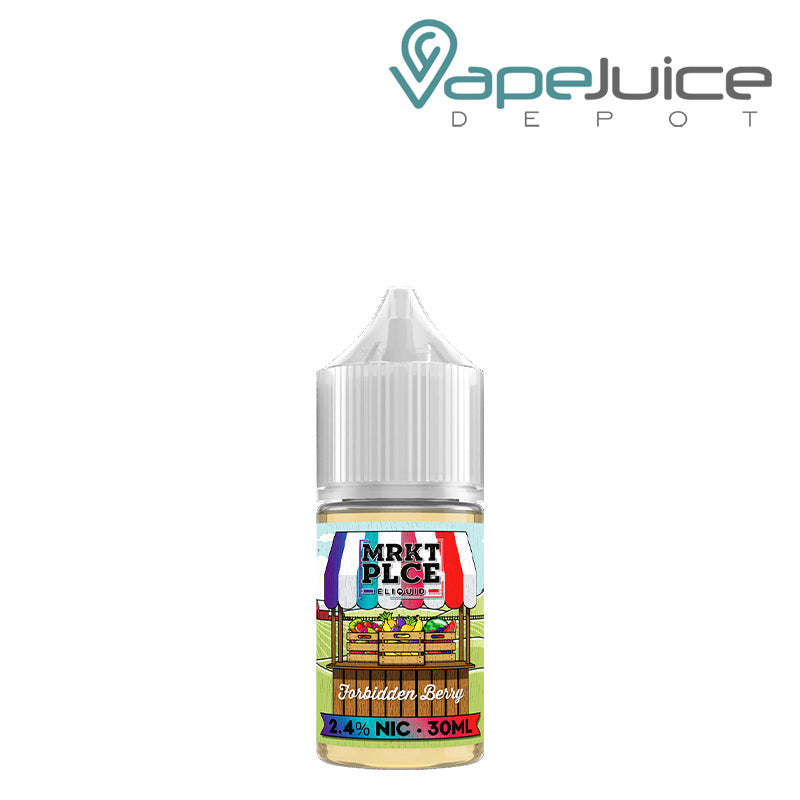 A 30ml bottle of Forbidden Berry MRKTPLCE Salts - Vape Juice Depot