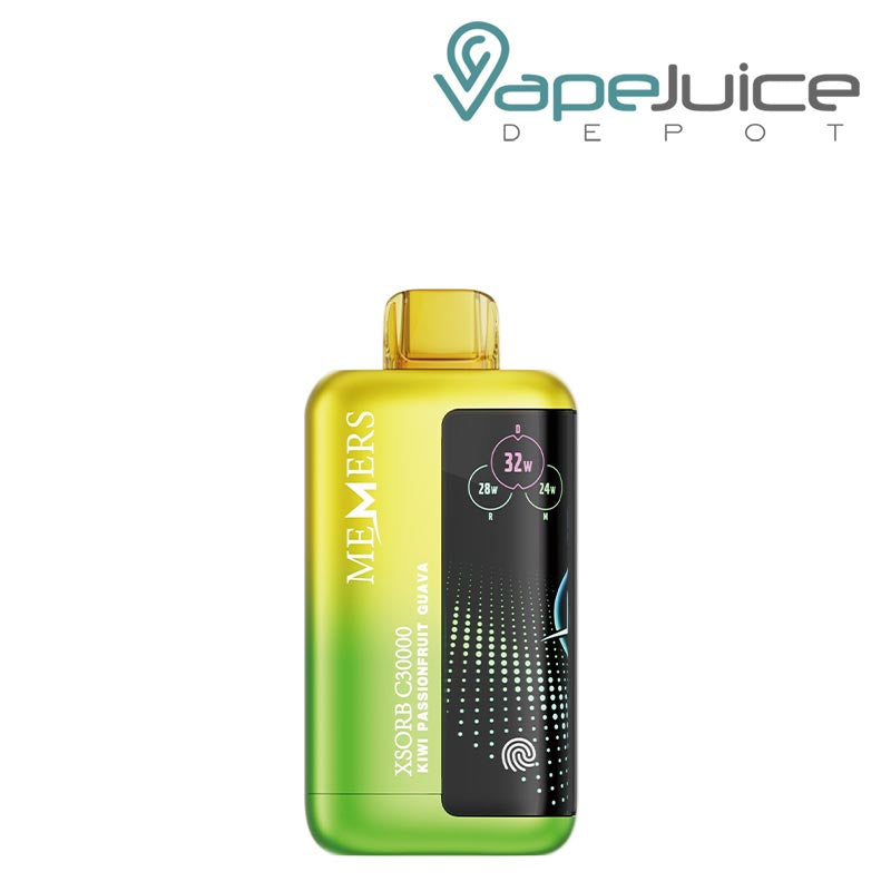 Kiwi Passionfruit Guava Memers XSORB C30000 Disposable with touch screen - Vape Juice Depot