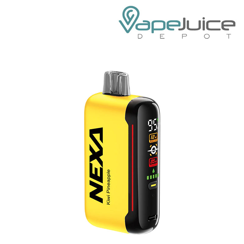 Kiwi Pineapple NEXA N20000 Disposable Vape with display screen and firing button - Vape Juice Depot