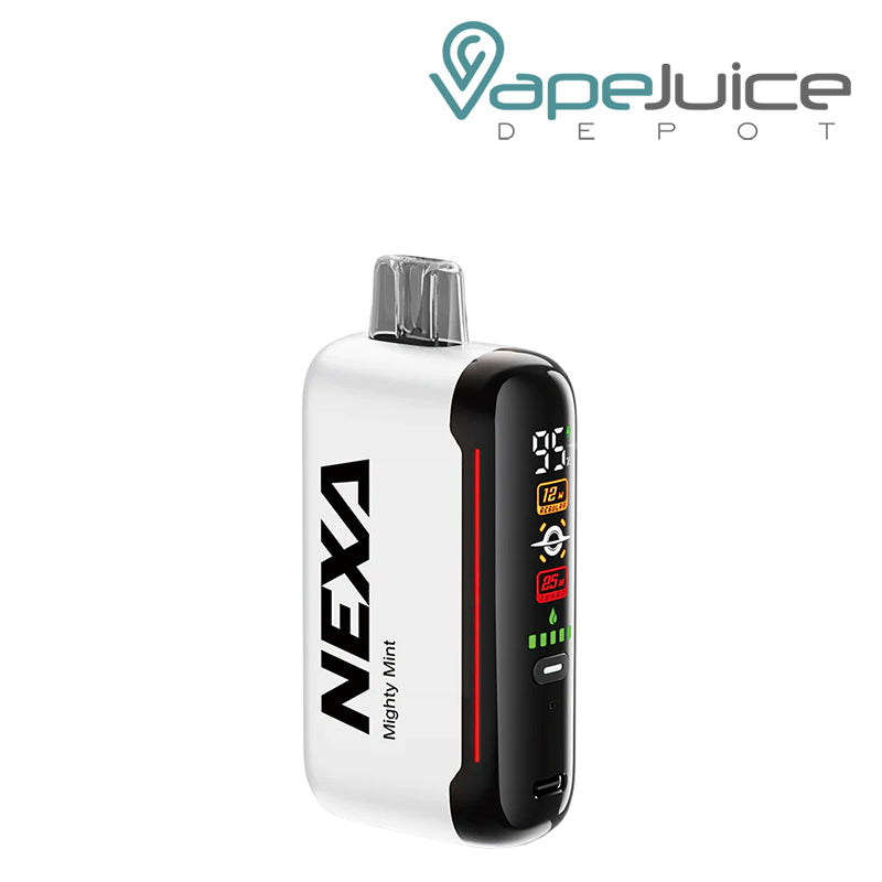 Mighty Mint NEXA N20000 Disposable Vape with display screen and firing button - Vape Juice Depot