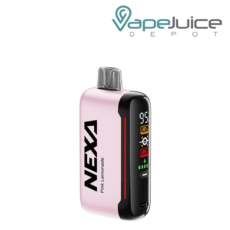 Pink Lemonade NEXA N20000 Disposable Vape with display screen and firing button - Vape Juice Depot