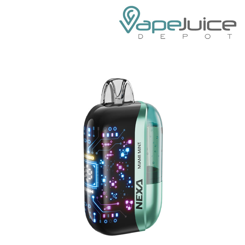 Miami Mint NEXA Ultra 50000 Disposable with 3D Screen - Vape Juice Depot