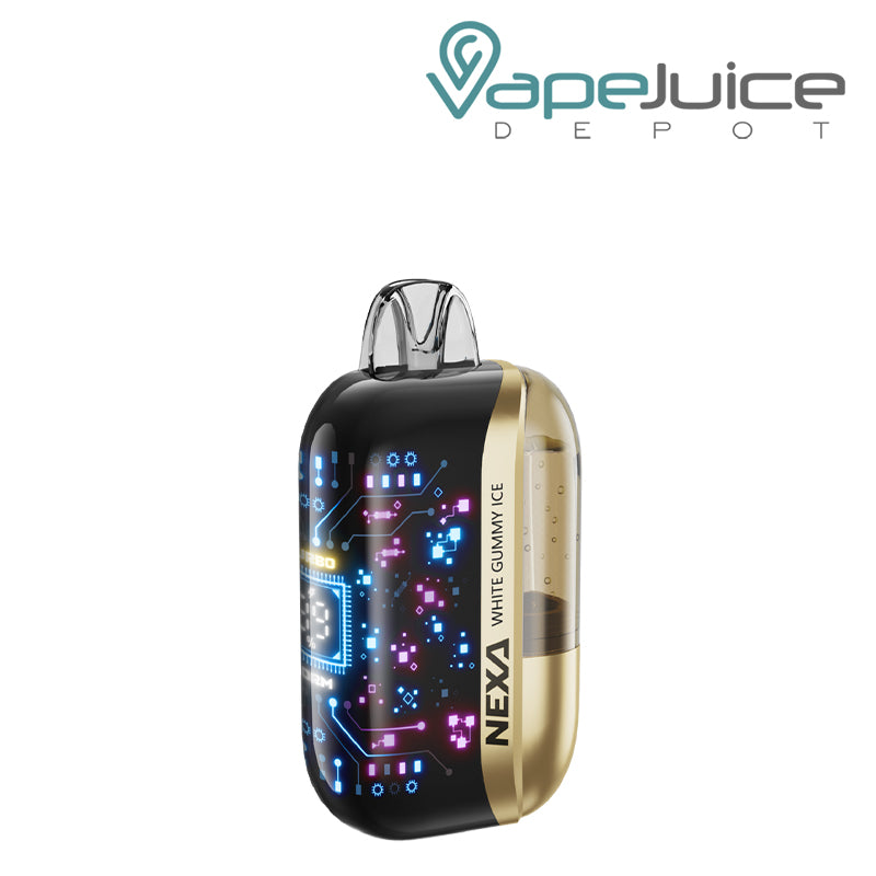 White Gummy Ice NEXA Ultra 50000 Disposable with 3D Screen - Vape Juice Depot