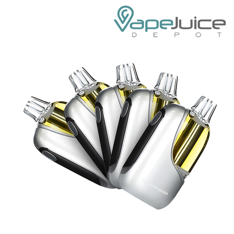 NIQ Pearl 50K 5 Pack Bundle Caribbean Colada - Vape Juice Depot